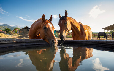 horse in the water © Александр Ульман