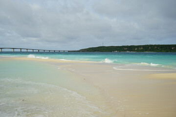 2020年8月、宮古島、早朝の前浜ビーチ。日本、沖縄。