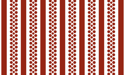 Elegant red retro circle diamond stripe pattern on a white background vector