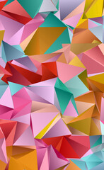 Abstract Low-Poly background. triangulated texture. Design 3d. Polygonal geometrical pattern. Triangular modern style