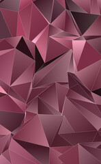 Plakat Abstract Low-Poly background. triangulated texture. Design 3d. Polygonal geometrical pattern. Triangular modern style