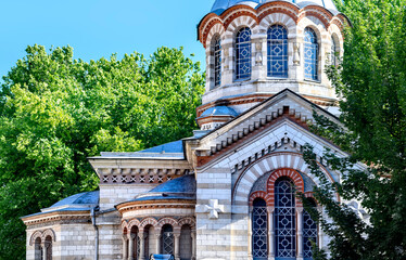 Fototapeta na wymiar Church of Saint Pantelimon in Chisinau