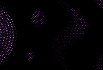 Dark Purple vector backdrop with rectangles, squares.