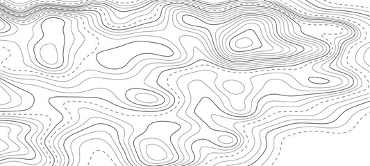 Topographic map background. Grid map. Abstract vector illustration.