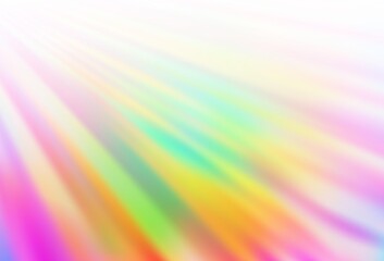 Light Multicolor, Rainbow vector backdrop with long lines.