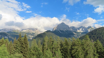 Fototapeta na wymiar Stupenda vista in Trentino Alto Adige