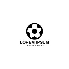 Football Logo Vector Icon Illustration