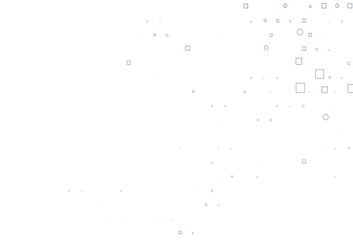 Light Black vector backdrop with dots, spots, cubes.