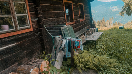 Verlassene Berghütte