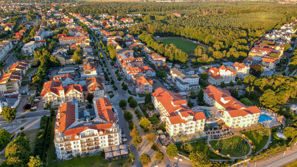 Ostseebad Kühlungsborn aus der Luft betrachtet, Drohnenaufnahmen vom August 2020