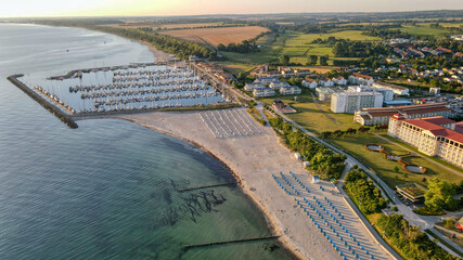 Kühlungsborn aus der Luft betrachtet, Ostsee, Mecklenburg-Vorpommern