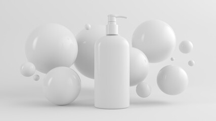 Hand sanitizer mock up