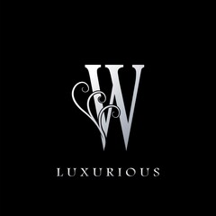 Monogram Initial Letter W Luxurious Logo for luxury business identity.