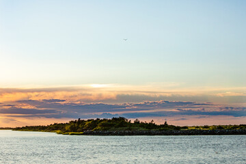 vibrant summer coastal sunset © Kathleen