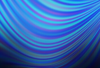 Light BLUE vector background with liquid shapes.