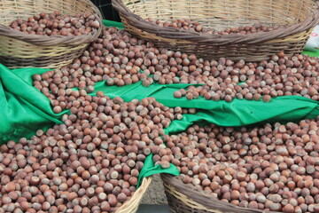 Fototapeta premium organic, fresh and delicious nuts