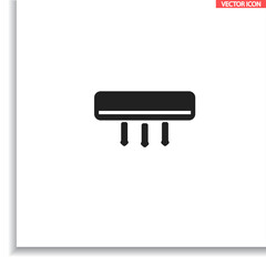 Conditioning  vector icon , lorem ipsum Flat design