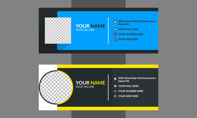  Professional simple corporate awesome creative best Email Signature Template 