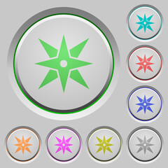 Fototapeta premium Compass push buttons