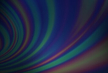 Dark BLUE vector template with bubble shapes.