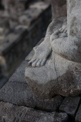 22 May 2008, Magelang, Java, Indonesia: Panel Relief on Borobudur Temple, Indonesia