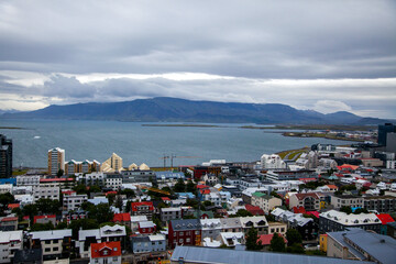 View of Reykjavik from the Hallgrímskirkja Church Tower