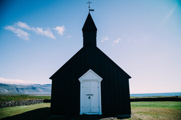 Búðakirkja Church in the Snaefellsness Peninsula in Iceland