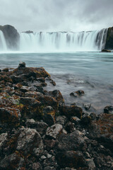 Goðafoss Waterfall in the North of Iceland