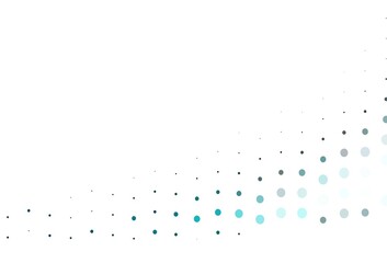 Light BLUE vector template with circles.