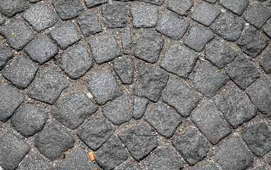 Cobblestone road
