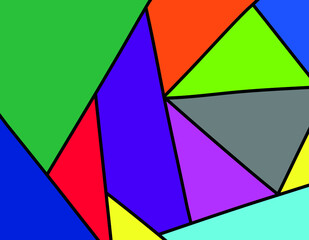 Colored vector triangle wallpaper simple