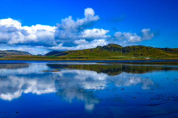 lake and clouds