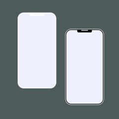 Mock up phone. Vector illustrated. Mock for info-graphic or presentation UI design interface. Vector design