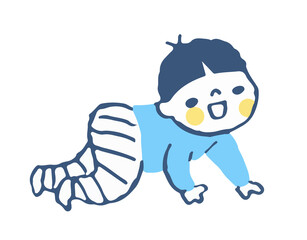 ハイハイする赤ちゃん