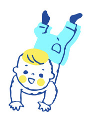 ハイハイする赤ちゃん
