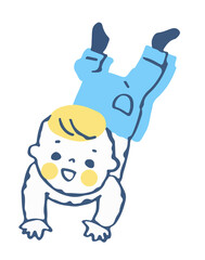 ハイハイする赤ちゃん