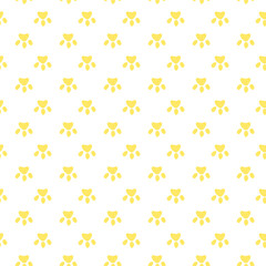 Vector seamless pattern with cat or dog,kitten or puppy footprints. Can be used for wallpaper,fabric, web page background, surface textures.