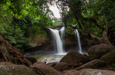 waterfall in nature is perfect and beautiful.