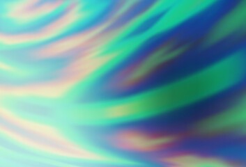 Fototapeta premium Light Blue, Green vector glossy abstract background.
