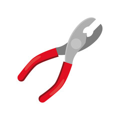 Obraz premium tool handle pliers flat style icon