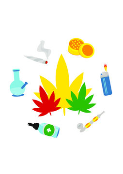 Smoking weed set