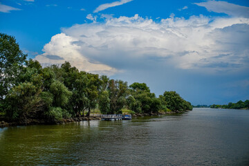 Obraz premium The Danube Delta. Sulina Arm.