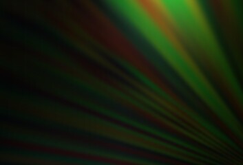 Fototapeta premium Dark Green vector background with straight lines.