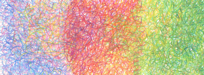 Pencil color scribble doodle abstract background.