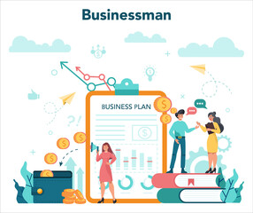 Business concept. Idea of strategy and achievement in teamwork.