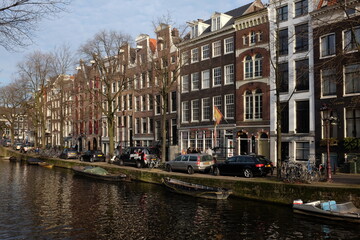 Fototapeta na wymiar Amsterdam city center