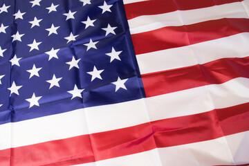 America United States USA national flag with light