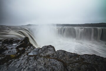 Selfoss Waterfall in the North of Iceland