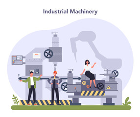 Industrial machinery. Heavy equipment for production. Automatic