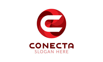 Fototapeta premium C letter logo design 